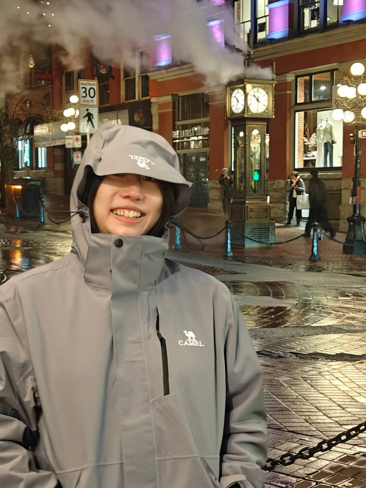 Nora at Gastown Steam Clock