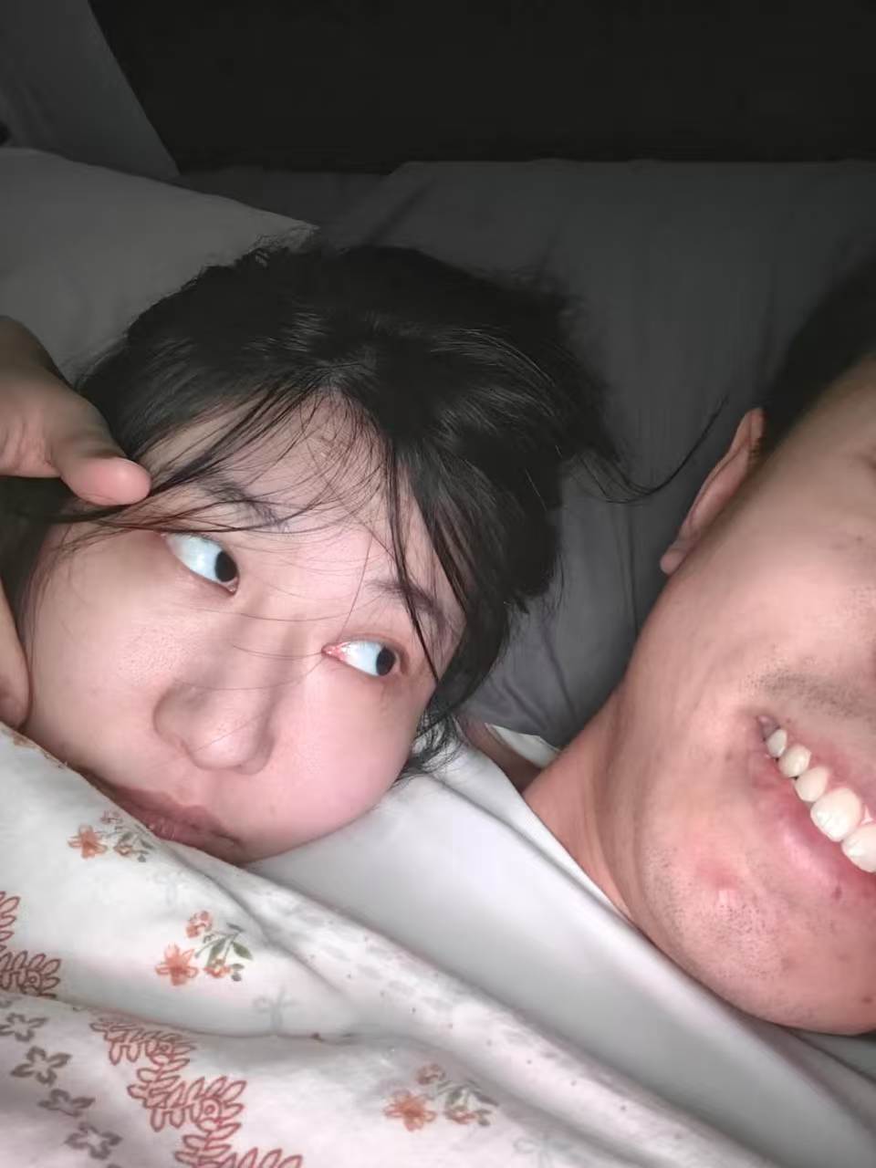 Cute bedtime moment